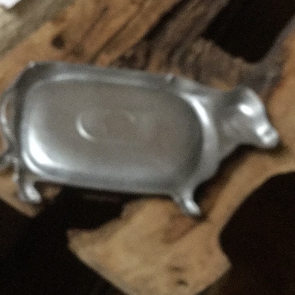 Farmhouse cow steak plate platter festival Sunday brunch cabin decor rustic - Picture 7 of 11